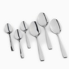 УЦЕНКА Столовые приборы из нержавеющей стали Home collection, 24 предмета, серебряный - Фото 6