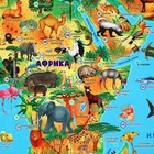 Карта настенная "Наша планета. Животный и растительный мир", ГеоДом, 101х69 см, ламинированная - фото 9938777
