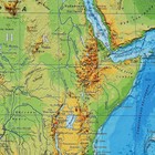 Карта настенная "Мир Физический", ГеоДом, 124х80 см, 1:25 млн - Фото 2
