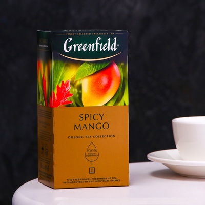 Чай улун Greenfield Spicy Mango, 25 пакетиков*1,5 г