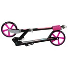 Самокат складной GRAFFITI, колеса PU 200 мм, ABEC 7, цвет черный - Фото 5