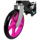 Самокат складной GRAFFITI, колеса PU 200 мм, ABEC 7, цвет черный - Фото 6