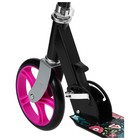 Самокат складной GRAFFITI, колеса PU 200 мм, ABEC 7, цвет черный - Фото 7