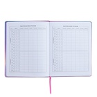 Дневник универсальный 1-11 класс, 48 листов "МИШКА С БАНКОЙ МАРМЕЛАДОК", твёрдая обложка из искусственной кожи, апликация, ляссе, универсальная шпаргалка, блок 80 г/м2 - фото 24306302