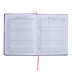 Дневник универсальный 1-11 класс, 48 листов "АЛИСА", твёрдая обложка из искусственной кожи, ляссе, универсальная шпаргалка, блок 80 г/м2 - фото 24274224