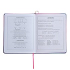 Дневник универсальный 1-11 класс, 48 листов "АЛИСА", твёрдая обложка из искусственной кожи, ляссе, универсальная шпаргалка, блок 80 г/м2 - фото 24274228