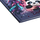 Дневник универсальный 1-11 класс, 48 листов "ДЕВУШКА С ПАНДОЙ", твёрдая обложка картон 7БЦ, матовая ламинация, выборочный лак,тиснение фольгой, блок 65 г/м2 - фото 24431246