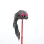 Дразнилка «Пушистик», искусственный мех, серая - фото 68064953