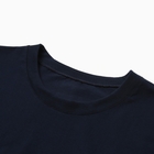 Пижама мужская (футболка/шорты), цвет синий/клетка, размер 48 - Фото 2