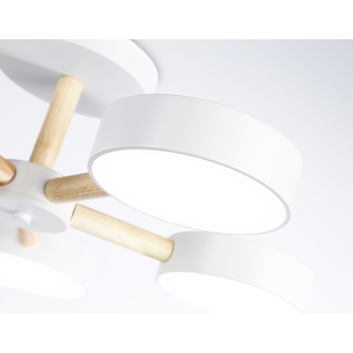 Светильник светодиодный подвесной Ambrella Comfort Linetech FL4825, 65Вт, Led, цвет белый, светлое дерево - фото 1905283244