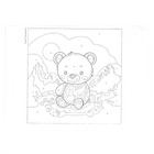 Картина по номерам «Медвежонок», 20 × 20, на холсте, с подрамником - Фото 5
