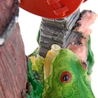 Распылитель с гротом "Лягушки на бочонке", 16 х 14 х 18 см - Фото 4