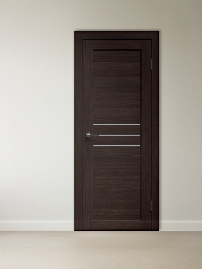 Комплект межкомнатной двери «А-3/04», со стеклом, 2000×700 мм, цвет венге - Фото 1