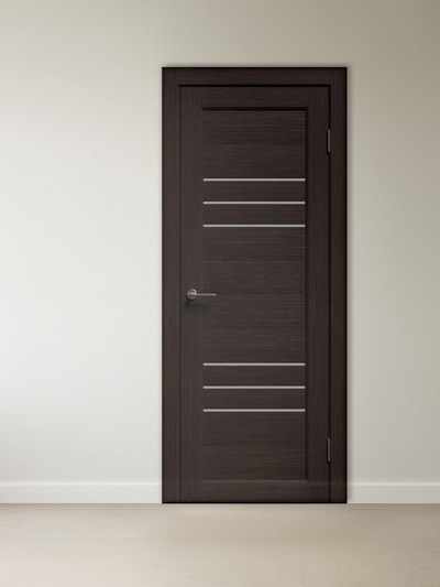 Комплект межкомнатной двери «А-6/04», со стеклом, 2000×900 мм, цвет венге