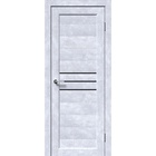 Комплект межкомнатной двери «А-3/05», со стеклом, 2000×800 мм, цвет бетон снежный/лакобель чёрный  (артикул 10543857)  большой выбор товаров оптом и в розницу по низким ценам с доставкой