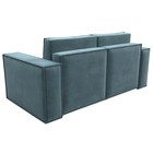 Прямой диван «Куба мини», механизм раскладушка, НПБ, велюр, цвет бирюзовый - Фото 9