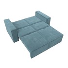 Прямой диван «Куба мини», механизм раскладушка, НПБ, велюр, цвет бирюзовый - Фото 11