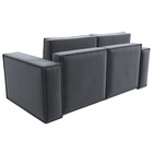 Прямой диван «Куба мини», механизм раскладушка, НПБ, велюр, цвет серый - Фото 9
