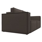 Прямой диван «Куба мини», механизм раскладушка, НПБ, рогожка, цвет амур коричневый - Фото 6