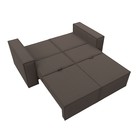 Прямой диван «Куба мини», механизм раскладушка, НПБ, рогожка, цвет амур коричневый - Фото 11