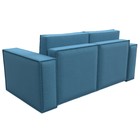 Прямой диван «Куба мини», механизм раскладушка, НПБ, рогожка, цвет амур голубой - Фото 9