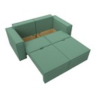 Прямой диван «Куба мини», механизм раскладушка, НПБ, рогожка, цвет амур зелёный - Фото 4