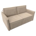 Прямой диван «Либерти мини», механизм раскладушка, НПБ, велюр, цвет бежевый - Фото 8