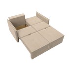 Прямой диван «Либерти мини», механизм раскладушка, НПБ, велюр, цвет бежевый - Фото 10