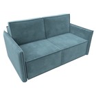 Прямой диван «Либерти мини», механизм раскладушка, НПБ, велюр, цвет бирюзовый - Фото 7