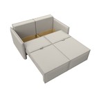 Прямой диван «Либерти мини», механизм раскладушка, НПБ, рогожка, цвет амур бежевый - Фото 4