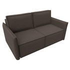 Прямой диван «Либерти мини», механизм раскладушка, НПБ, рогожка, цвет амур коричневый - Фото 8