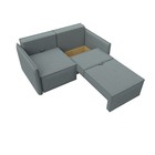 Прямой диван «Либерти мини», механизм раскладушка, НПБ, рогожка, цвет амур серый - Фото 3