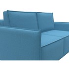 Прямой диван «Либерти мини», механизм раскладушка, НПБ, рогожка, цвет амур голубой - Фото 7