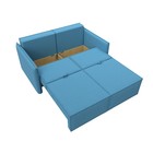 Прямой диван «Либерти мини», механизм раскладушка, НПБ, рогожка, цвет амур голубой - Фото 4