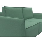 Прямой диван «Либерти мини», механизм раскладушка, НПБ, рогожка, цвет амур зелёный - Фото 7