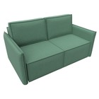 Прямой диван «Либерти мини», механизм раскладушка, НПБ, рогожка, цвет амур зелёный - Фото 8