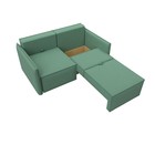 Прямой диван «Либерти мини», механизм раскладушка, НПБ, рогожка, цвет амур зелёный - Фото 3