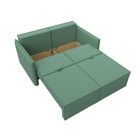 Прямой диван «Либерти мини», механизм раскладушка, НПБ, рогожка, цвет амур зелёный - Фото 4