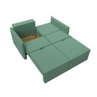 Прямой диван «Либерти мини», механизм раскладушка, НПБ, рогожка, цвет амур зелёный - Фото 10