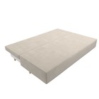 Прямой диван «Лига 033», механизм еврокнижка, ППУ, микровельвет, цвет бежевый - Фото 4