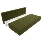 Прямой диван «Лига 033», механизм еврокнижка, ППУ, микровельвет, цвет зелёный - Фото 3