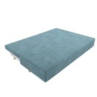 Прямой диван «Лига 033», механизм еврокнижка, ППУ, велюр, цвет бирюзовый - Фото 4