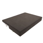 Прямой диван «Лига 033», механизм еврокнижка, ППУ, велюр, цвет коричневый - Фото 4