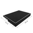 Прямой диван «Лига 033», механизм еврокнижка, ППУ, велюр, цвет чёрный - Фото 10