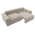 Прямой диван «Лига 036 Классик», механизм еврокнижка, НПБ, микровельвет, цвет бежевый - Фото 3