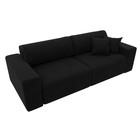 Прямой диван «Лига 036 Классик», механизм еврокнижка, НПБ, микровельвет, цвет чёрный - Фото 8