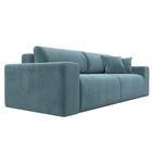 Прямой диван «Лига 036 Классик», механизм еврокнижка, НПБ, велюр, цвет бирюзовый - Фото 7