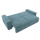 Прямой диван «Лига 036 Классик», механизм еврокнижка, НПБ, велюр, цвет бирюзовый - Фото 4