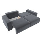 Прямой диван «Лига 036 Классик», механизм еврокнижка, НПБ, велюр, цвет серый - Фото 9