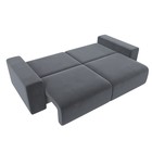 Прямой диван «Лига 036 Классик», механизм еврокнижка, НПБ, велюр, цвет серый - Фото 4